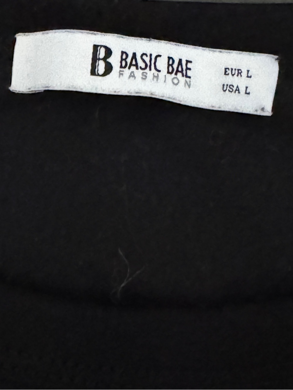 Basic Bae Women's Crew Neck Sleeveless Essential Soft-Buttery T-Shirt Black L - Picture 4 of 5